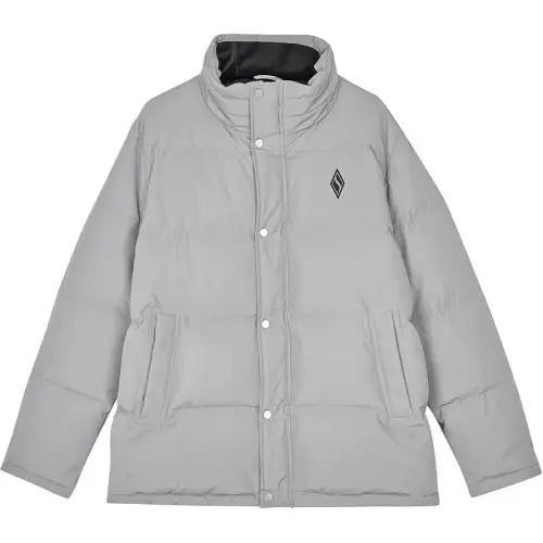Skechers Elegant Diamond Collection Down Jacket Men's Gray