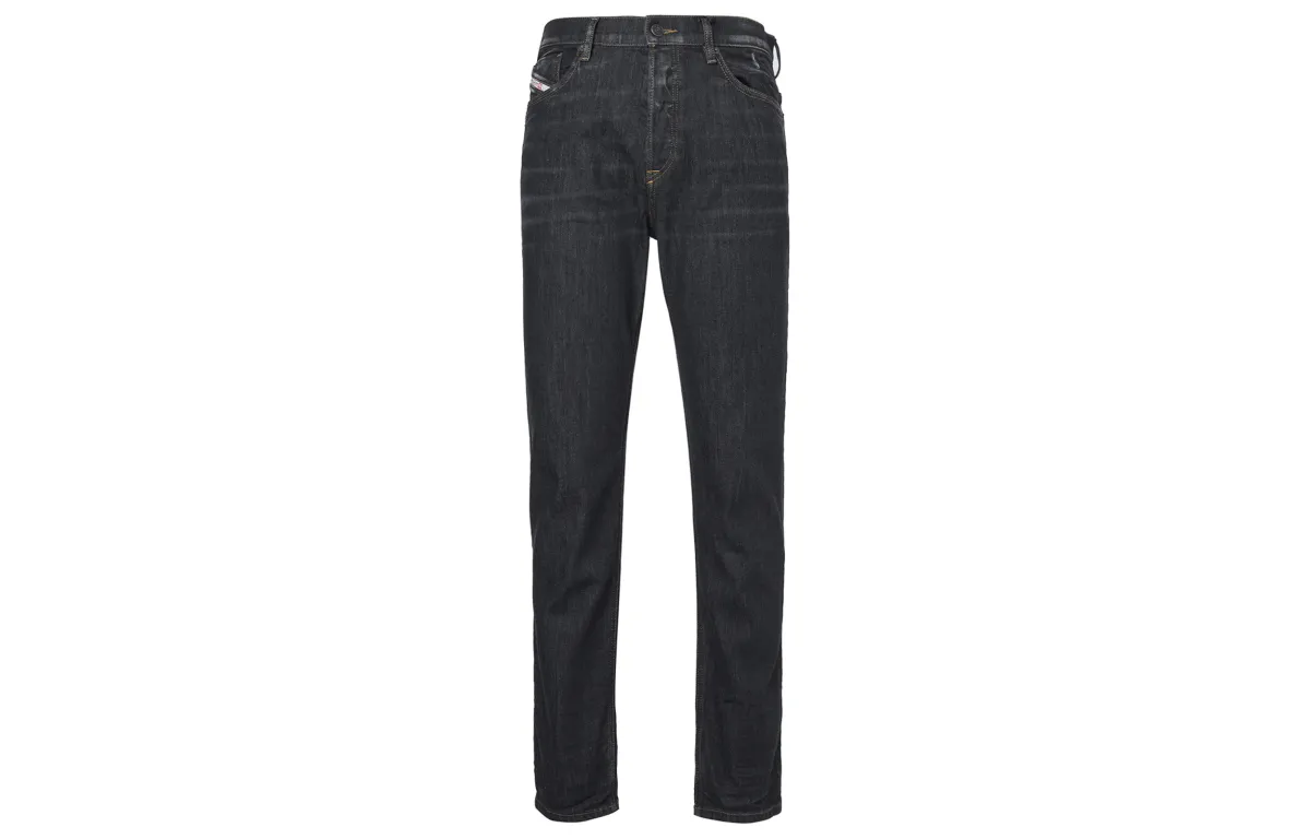 DIESEL Jeans Men's Black Moderate Straight Fit Pants