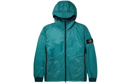 STONE ISLAND Jackets & Coats Men's Blue Green