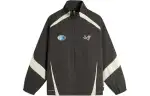 Li Ning BADFIVE Trench Coat Men's Obsidian Gray