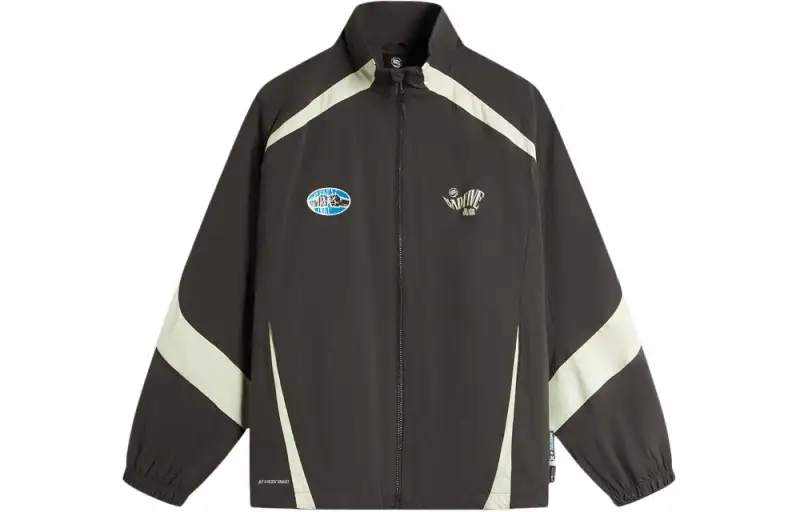 Li Ning BADFIVE Trench Coat Men's Obsidian Gray