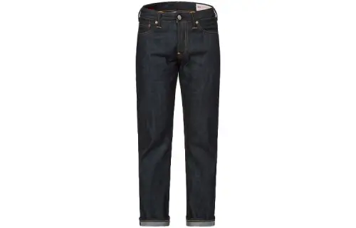 EVISU SS22 Tapered Pants Stretch Moderate Jeans Men's Denim Blue