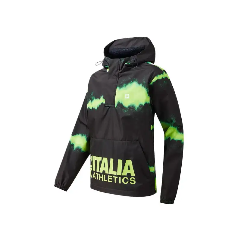 FILA Fitness Jackets & Coats Men's Pitch Black Print Green