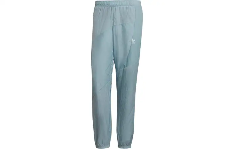 Adidas Originals Knitted Sweatpants Men's Teal Moderate Cuffed Pants