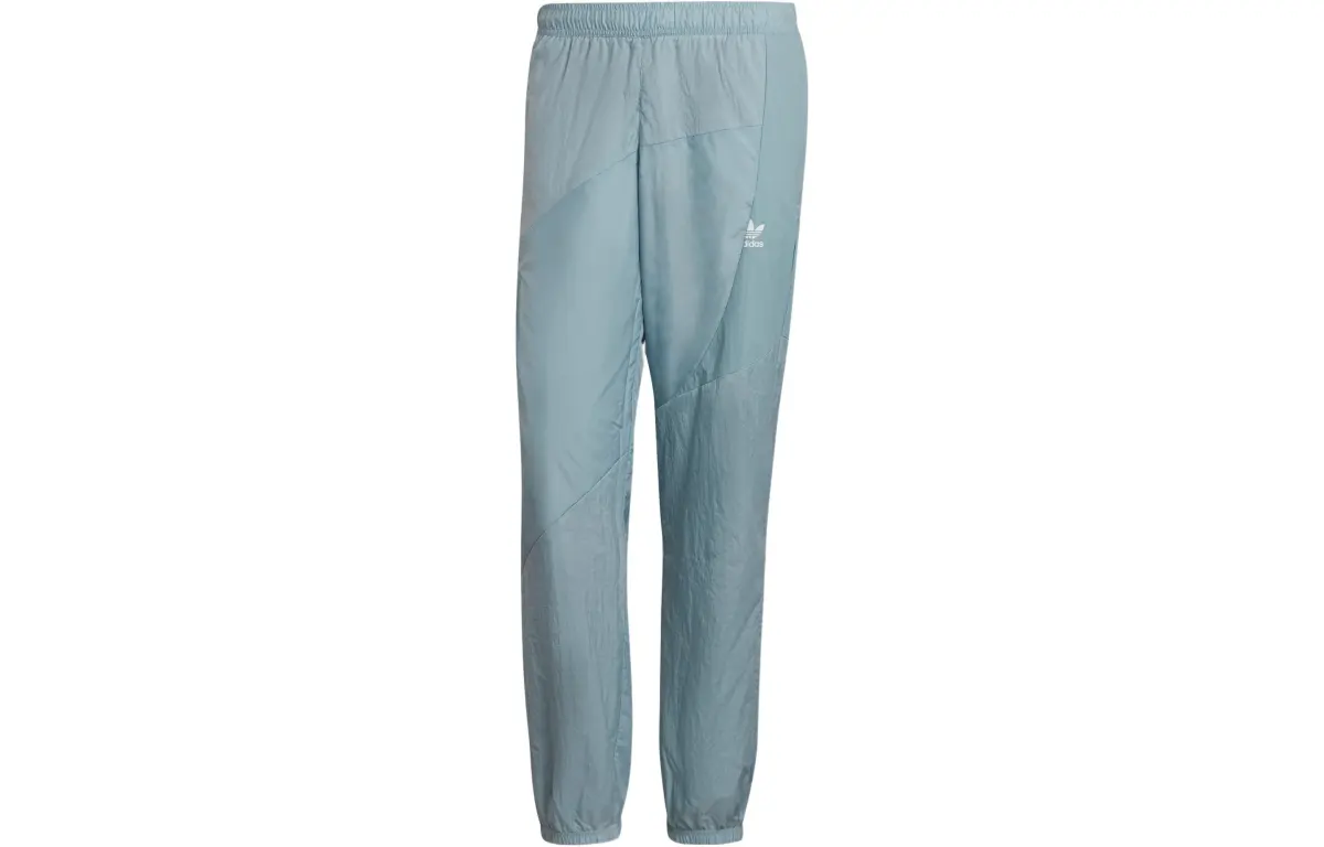 Adidas Originals Knitted Sweatpants Men's Teal Moderate Cuffed Pants