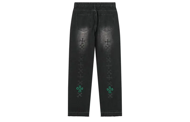 HARSH AND CRUEL Jeans Unisex Moderate Straight Fit Pants