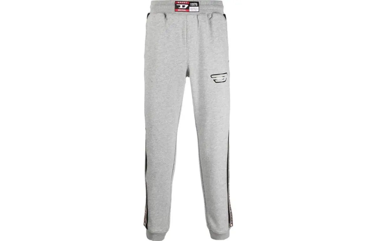 Diesel logo-patch performance track pants