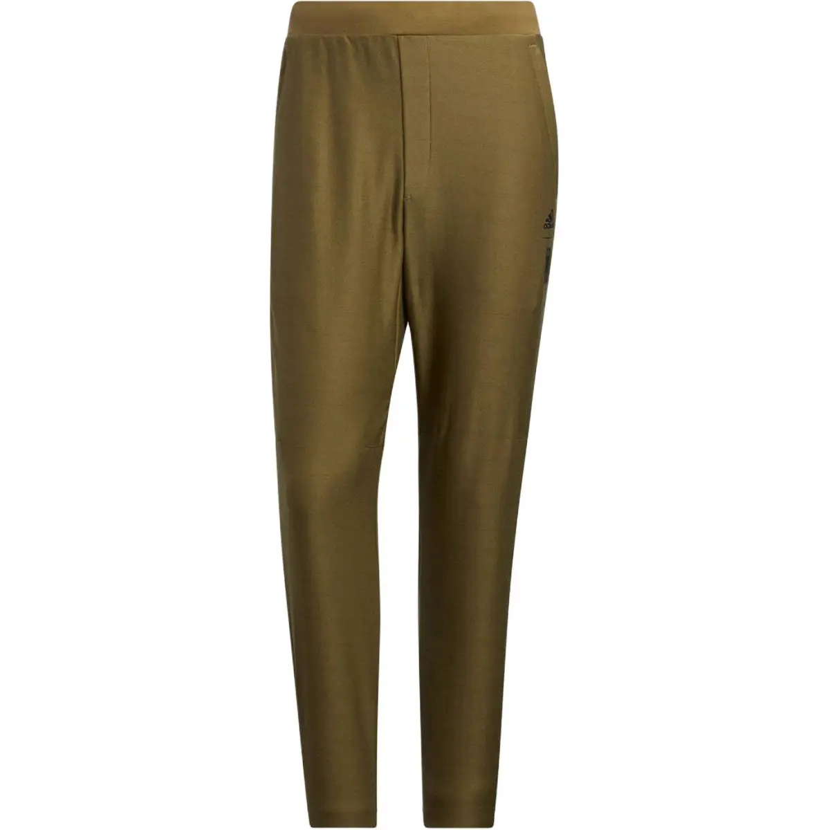 Adidas Wuji Series Knitted Sweatpants Men's Dark Olive Green Moderate Straight Fit Pants