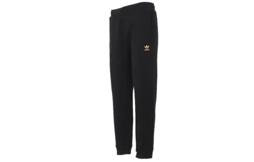 Adidas Originals Trefoil Knitted Sweatpants Men's Black Moderate Sweatpants