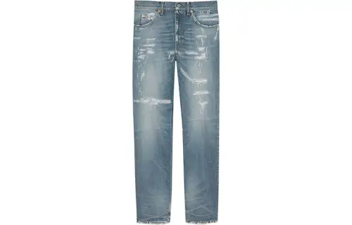【Previous Season】eco-bleached organic denim jeans