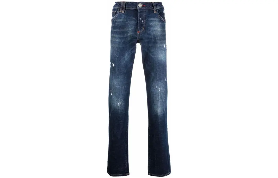 PHILIPP PLEIN Jeans Men's Blue Moderate Other
