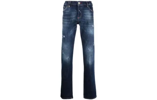 PHILIPP PLEIN Jeans Men's Blue Moderate Other