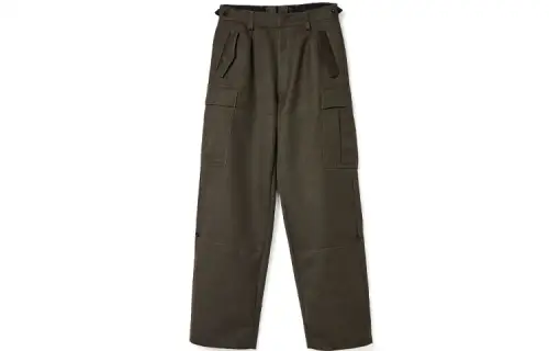 LOEWE Cargo Pants Men's Khaki Green Moderate