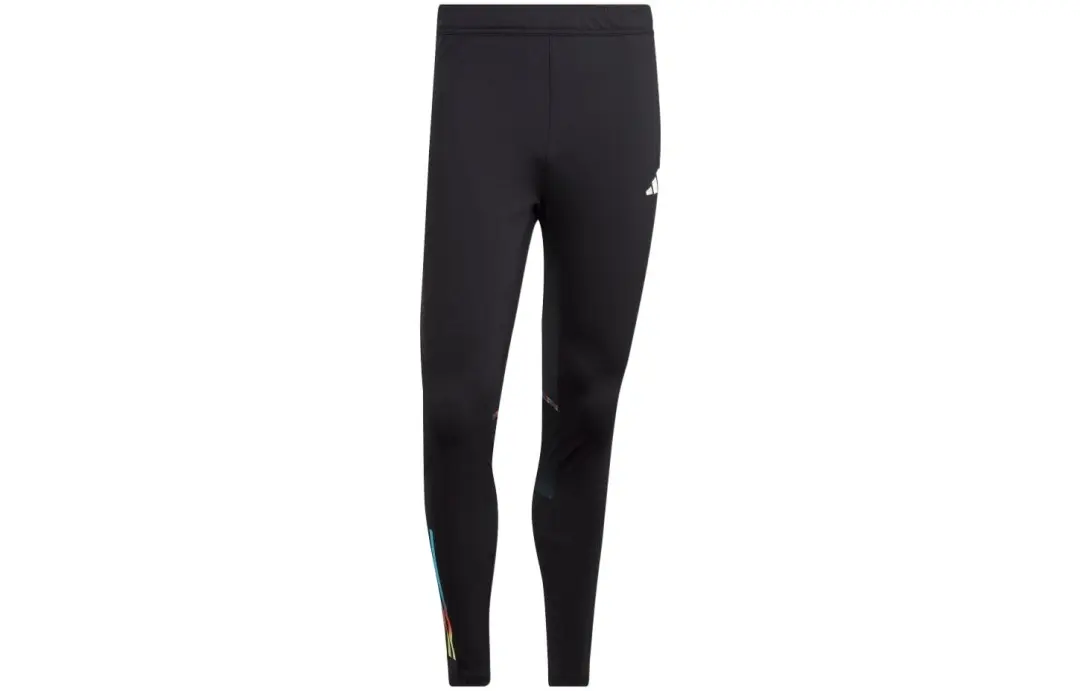 Adidas Knitted Sweatpants Men's Black Moderate Slim Fit Pants