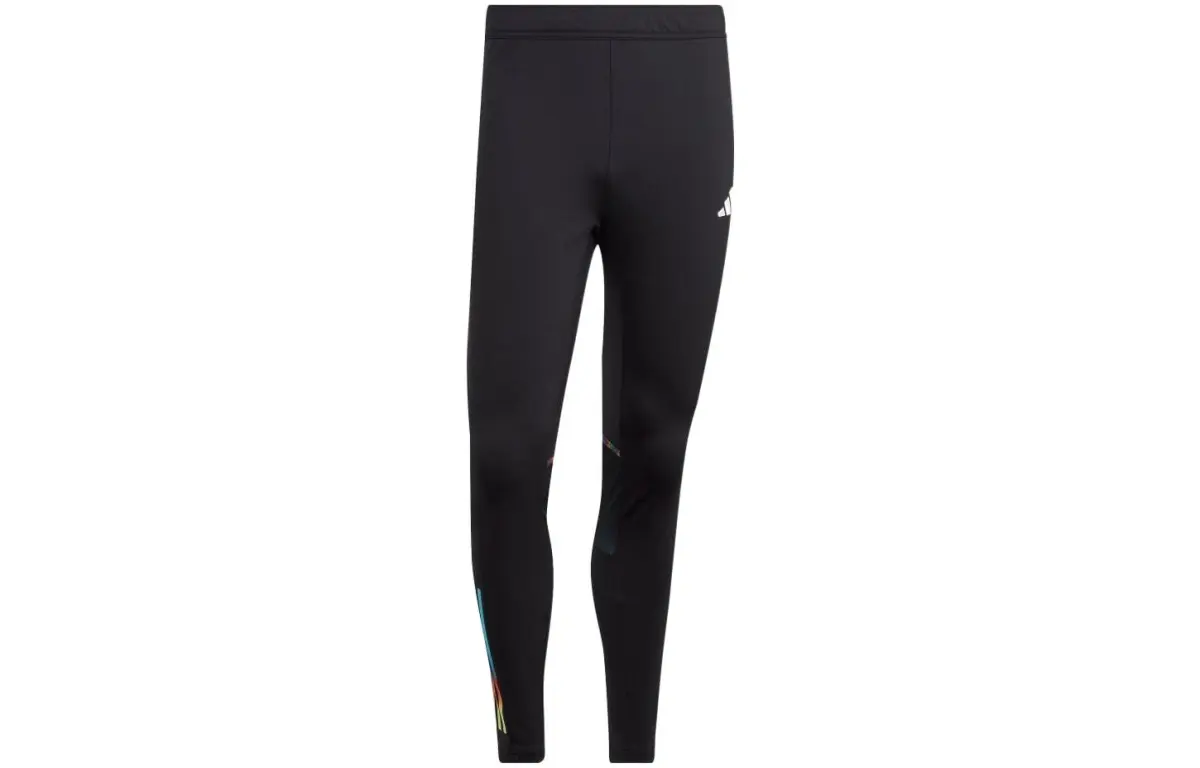 Adidas Knitted Sweatpants Men's Black Moderate Slim Fit Pants