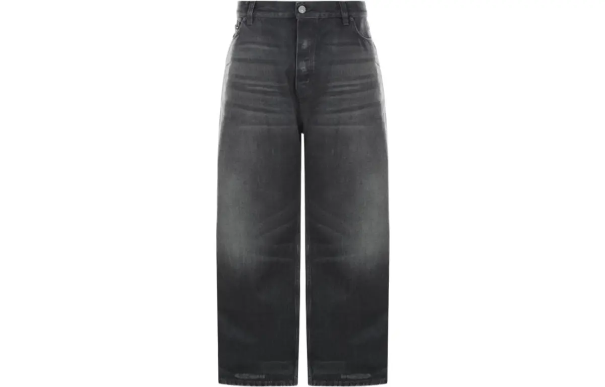 Balenciaga FW22 Jeans Loose Fit Men's Gray