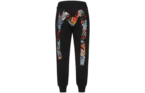 EVISU Jogger Sports Pants Men's Black