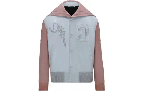 DIOR x Travis Scott Travis Scott FW22 Leather Jacket Men's Multicolor
