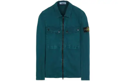 STONE ISLAND Jackets & Coats Men's Petroleum Green