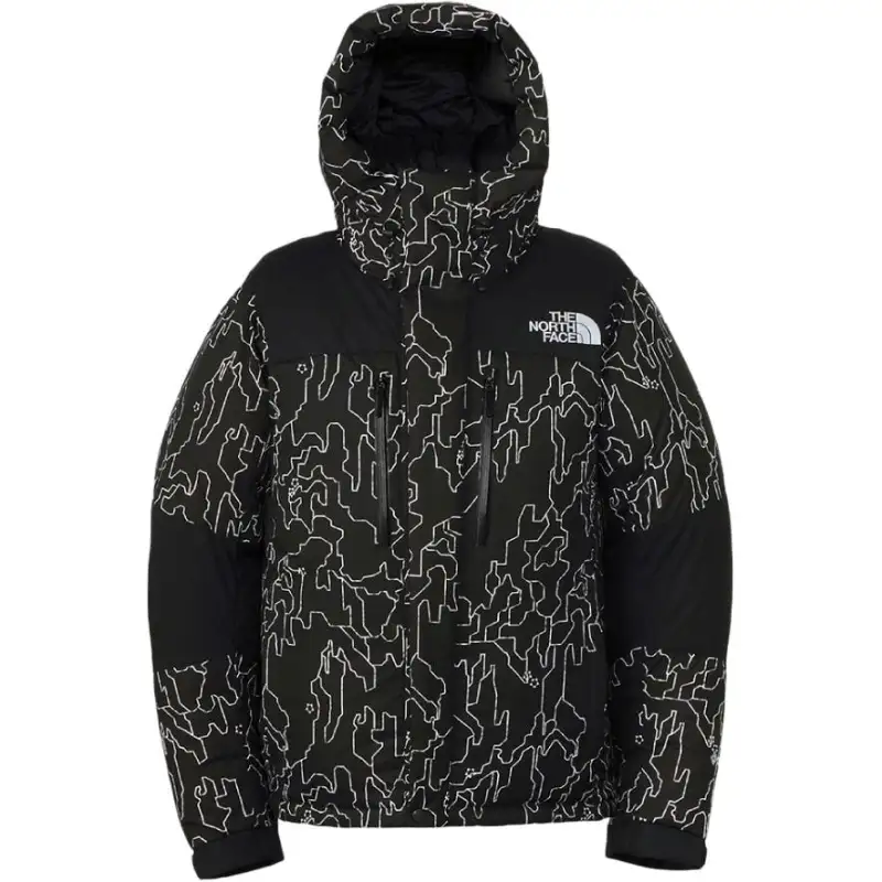 THE NORTH FACE FW24 Baltrolite KB Black Tree Bark Down Jacket Unisex Black