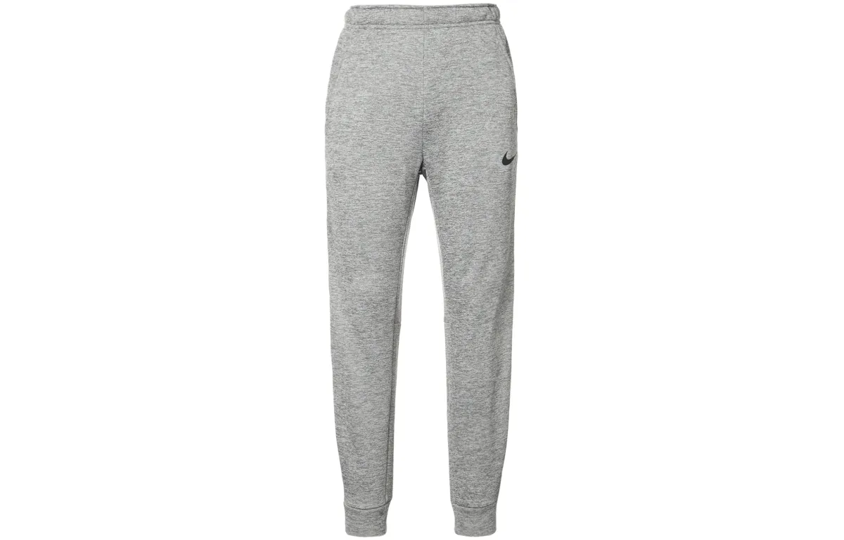 Nike Knitted Sweatpants Men's Gray Thickened Skinny Pants