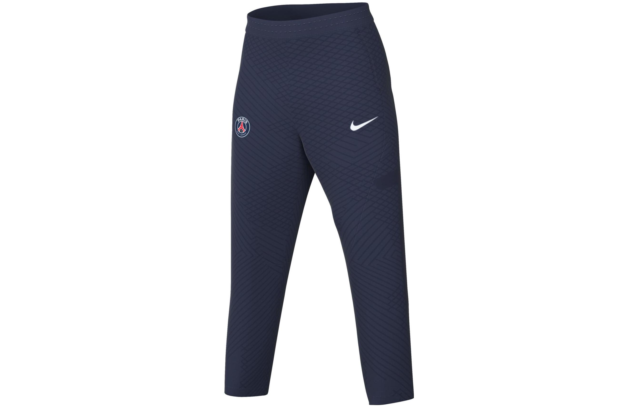 Nike Solid color Logo Mesh Football Sport Pants 22-23 Season Paris Saint-Germain Men's Midnight Blue