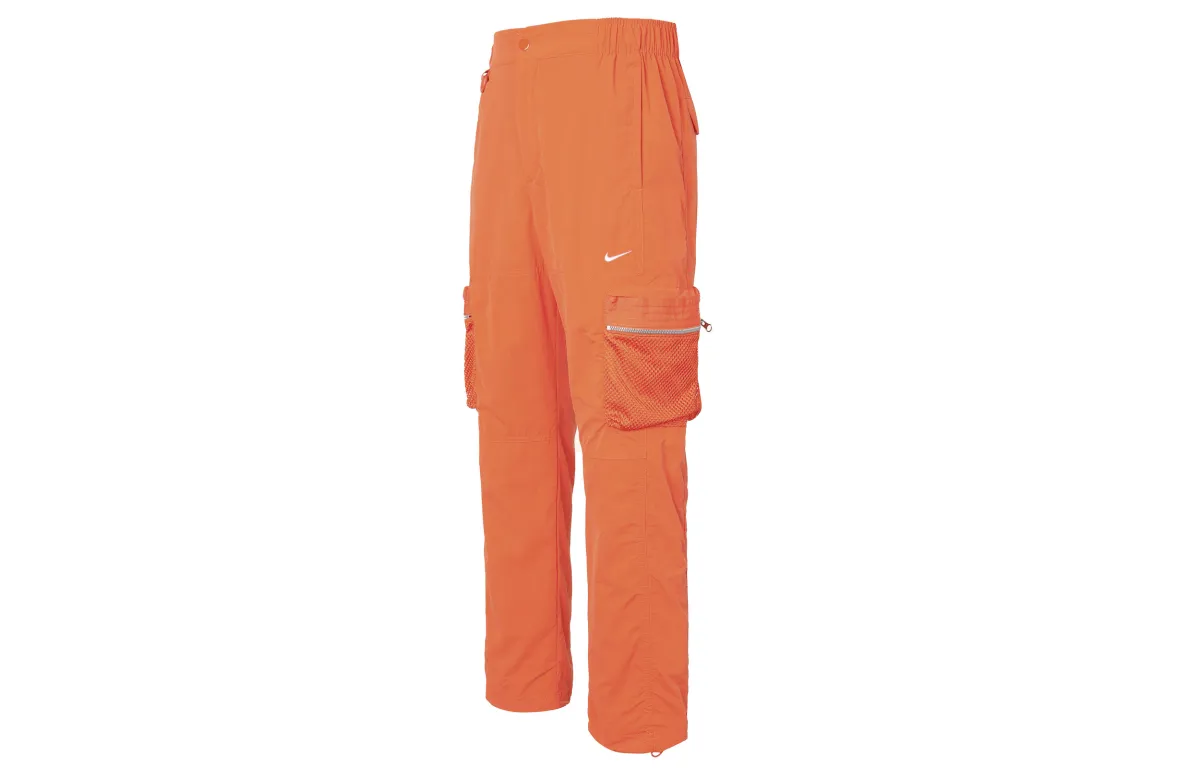 Nike Premium Big Pocket Straight-Leg Cargo Pants Men's Orange