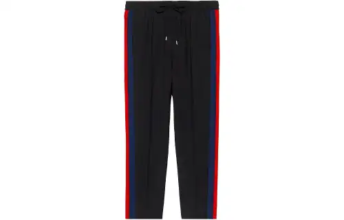 【Previous Season】Wool cropped pant with stripe