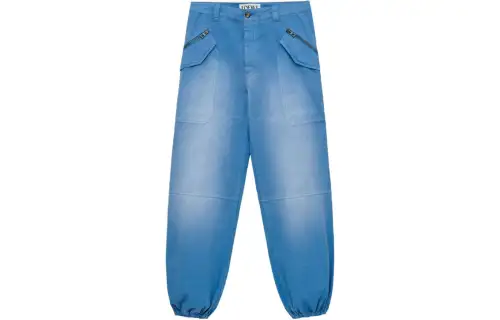 LOEWE SS24 Cargo Pants Men's Graphite Blue