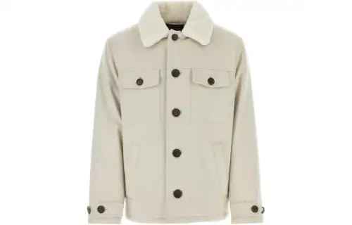 PRADA Faux Fur-collar Jacket