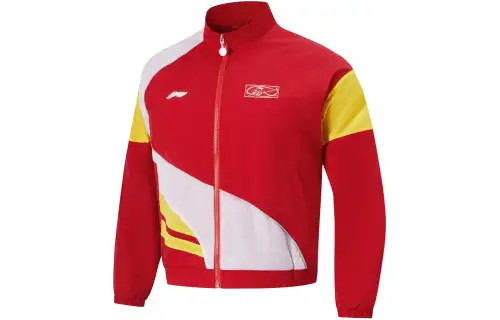 Li Ning Table Tennis Collection Trench Coat Unisex Honor Red