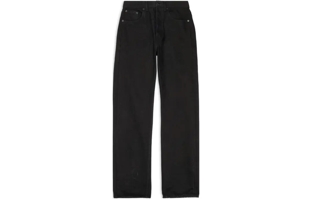 Balenciaga Jeans Loose Fit Men's Black
