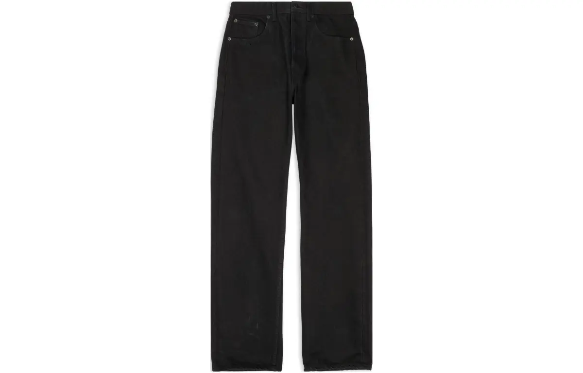 Balenciaga Jeans Loose Fit Men's Black
