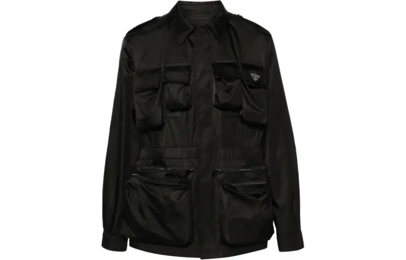 PRADA Long-Sleeved Pocket-Detailed Jacket