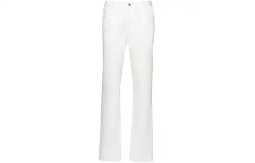 PRADA Casual Pants Men's White Moderate Slim Fit Pants