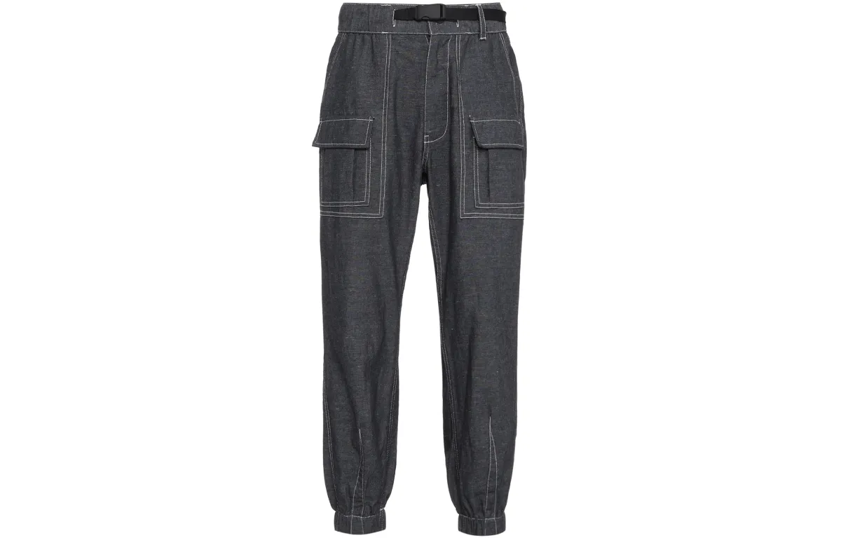 Converse Jeans Men's Black Moderate Cargo Pants