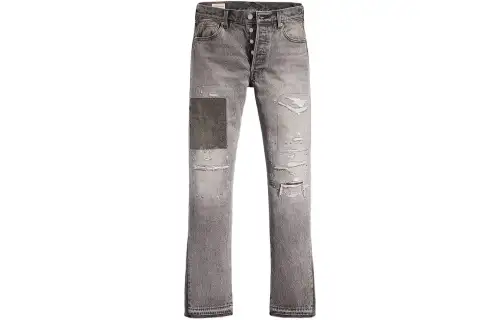 Levis Jeans Men's Black Moderate Straight Fit Pants