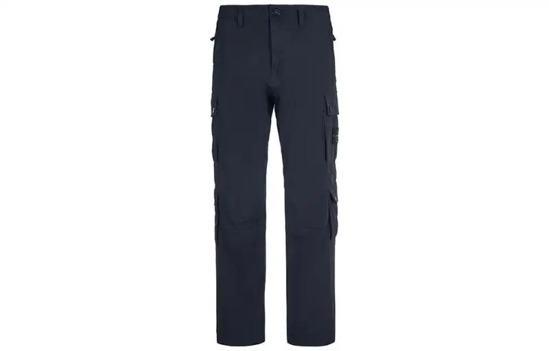 STONE ISLAND Cargo Pants Men's Ink Blue Moderate