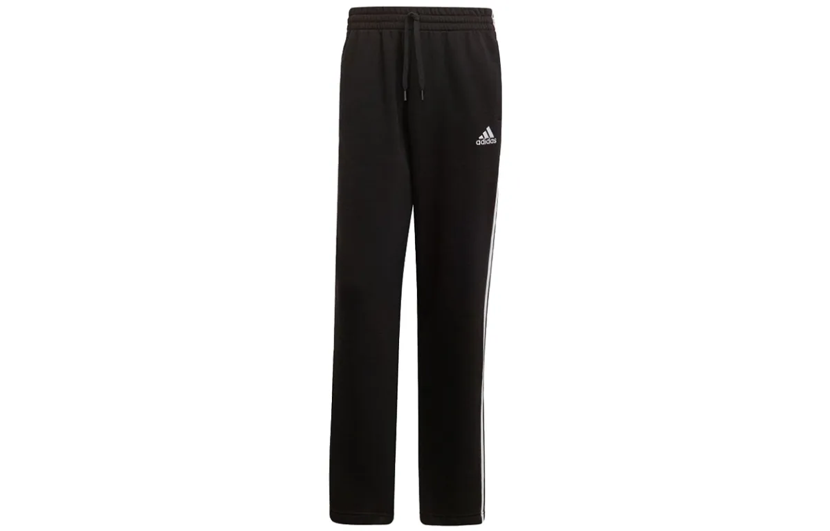 Adidas Essentials Fleece Open Hem 3 Stripes Pants