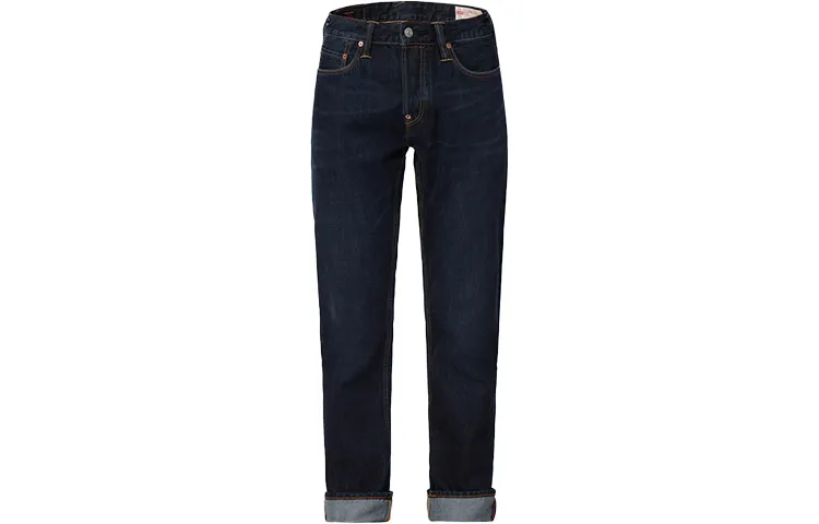 EVISU Slim Fit Pants Jeans Men's Denim Blue