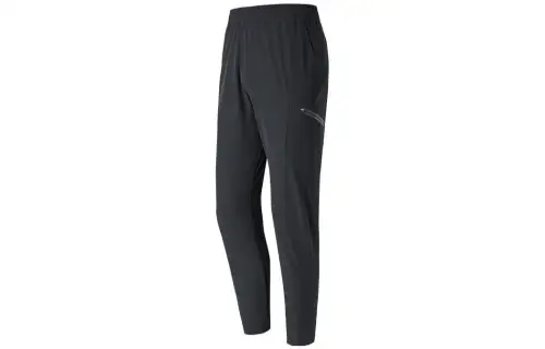 ANTA Variety Training Collection Knitted Sweatpants Men's Black Moderate Straight Fit Pants