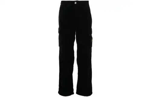 STONE ISLAND Cargo Pants Men's Black