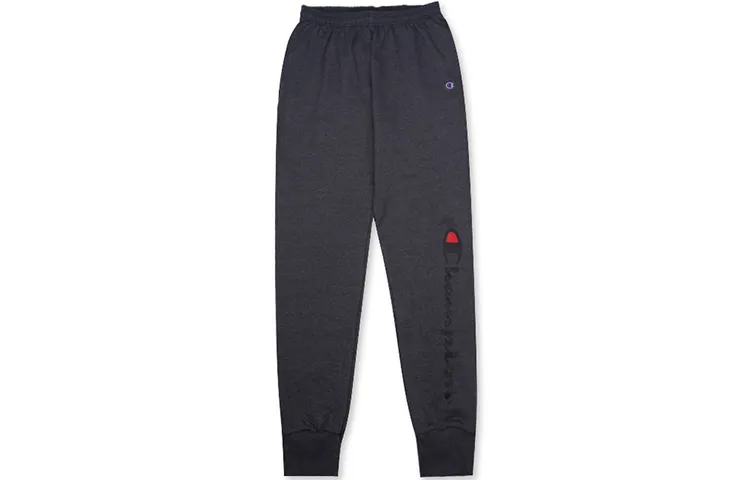 Champion Fitted Mid Rise Fleece Lined Knitted Sweatpants Unisex