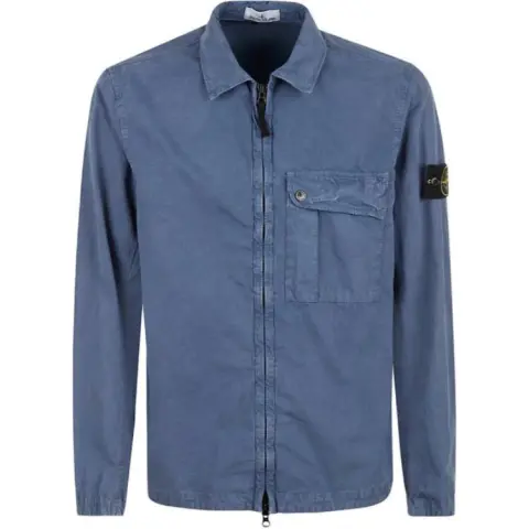 STONE ISLAND Jackets & Coats Men's Dark Blue