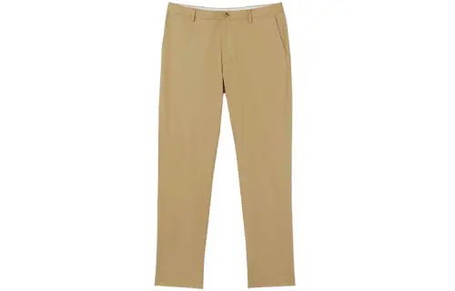 Burberry Icon Stripe Inside Detail Slim Fit Chinos Beige
