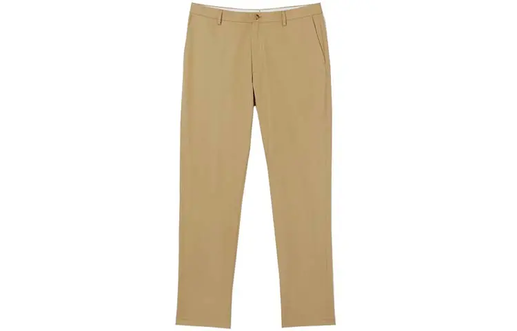 Burberry Icon Stripe Inside Detail Slim Fit Chinos Beige