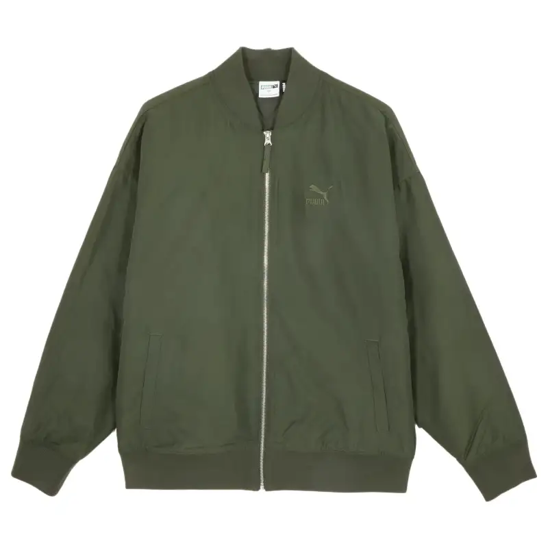 PUMA BZ CC Woven Padded Puffer Jacket Unisex Army Green