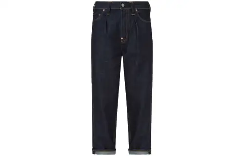 EVISU Jeans Men's Denim Blue Moderate Straight Fit Pants