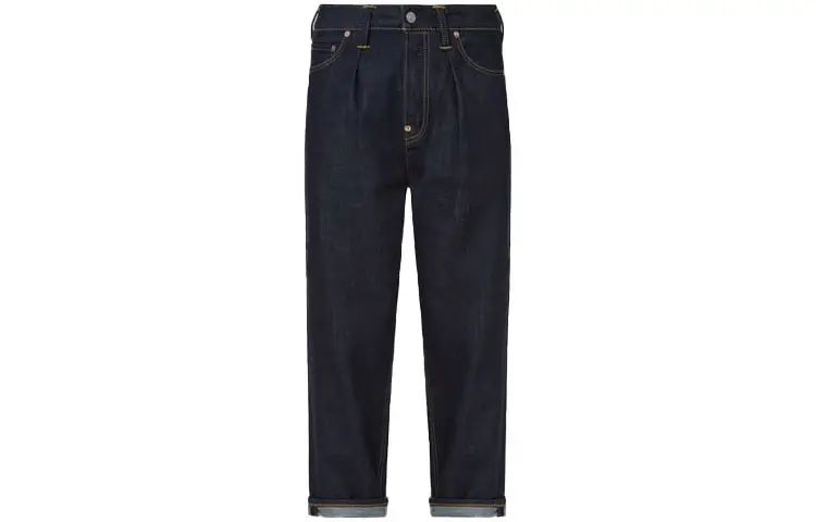 EVISU Jeans Men's Denim Blue Moderate Straight Fit Pants