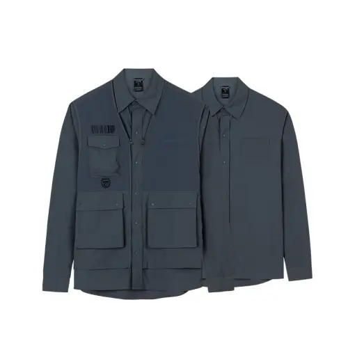 Anta Variety Training Collection Jackets & Coats Men's Men's Gray Clothing